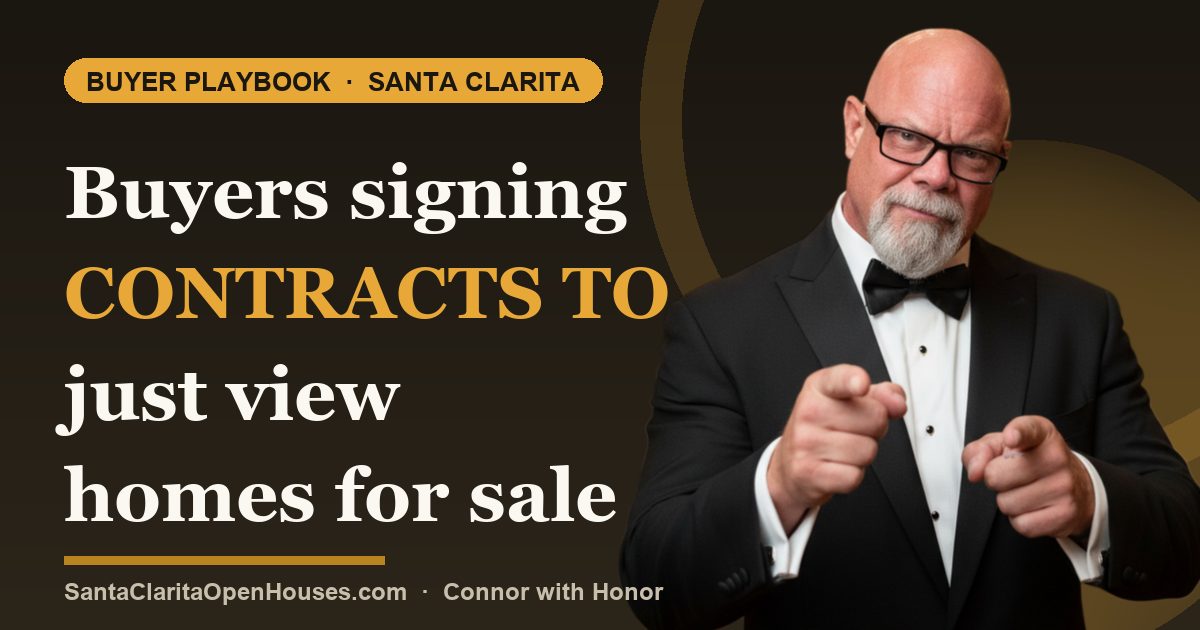 Buyers signing contracts to just view homes for sale is now mandatory