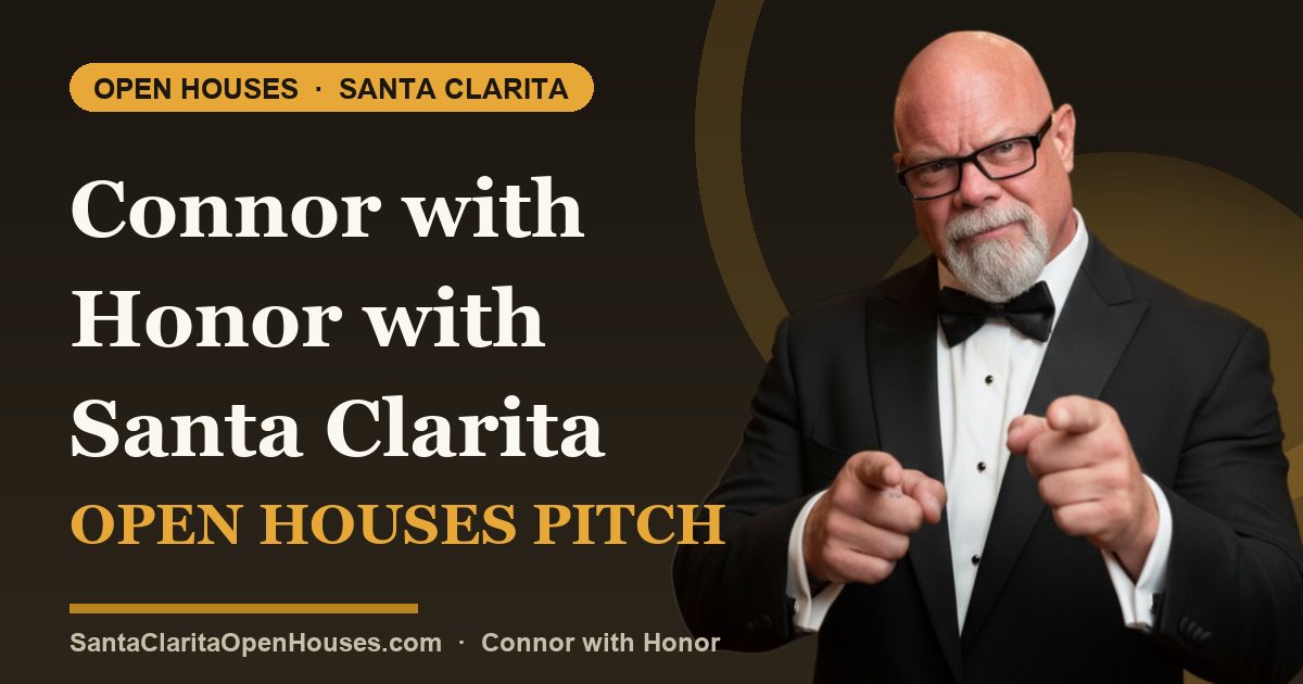 Connor with Honor with Santa Clarita Open Houses pitch deck
